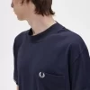 T-shirt à manches à liseré pour homme