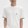 T-shirt à manches à liseré pour homme