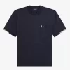 T-shirt à manches à liseré pour homme