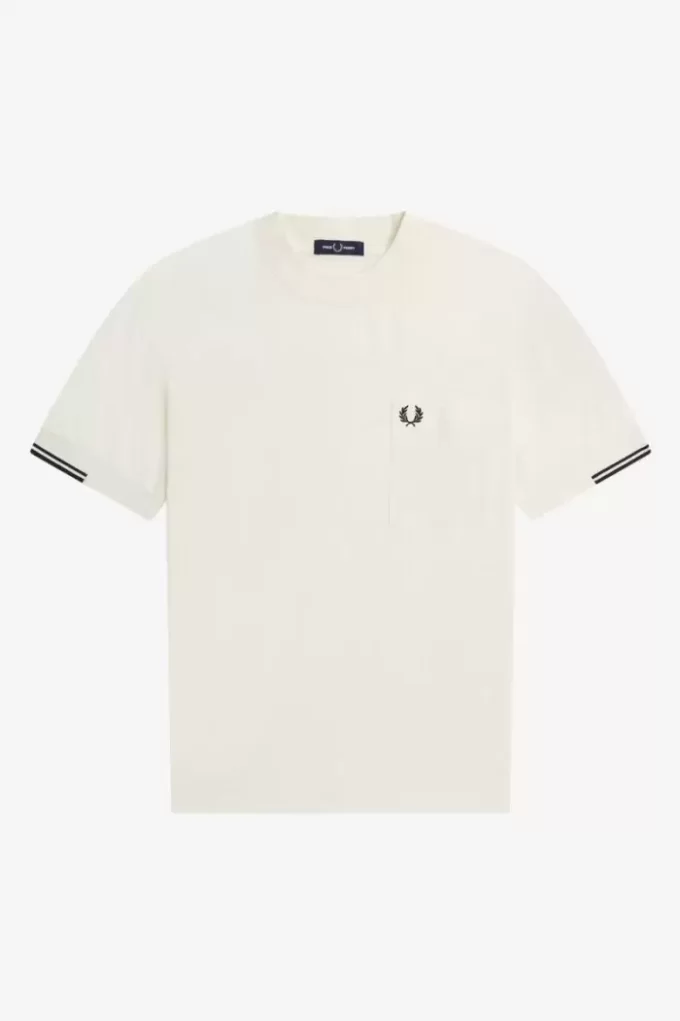 T-shirt à manches à liseré pour homme