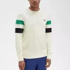 T-shirt à manches longues et empiècements pour homme