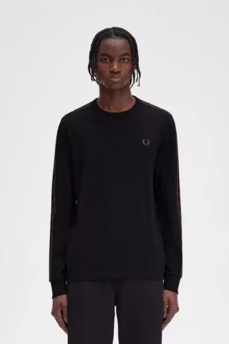 T-shirt à manches longues pour homme avec bande adhésive
