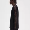 T-shirt à manches longues pour homme avec bande adhésive