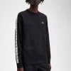 T-shirt à manches longues pour homme avec bande adhésive