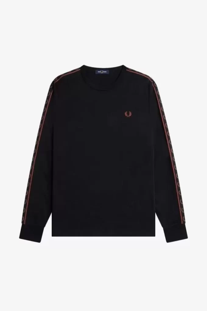 T-shirt à manches longues pour homme avec bande adhésive