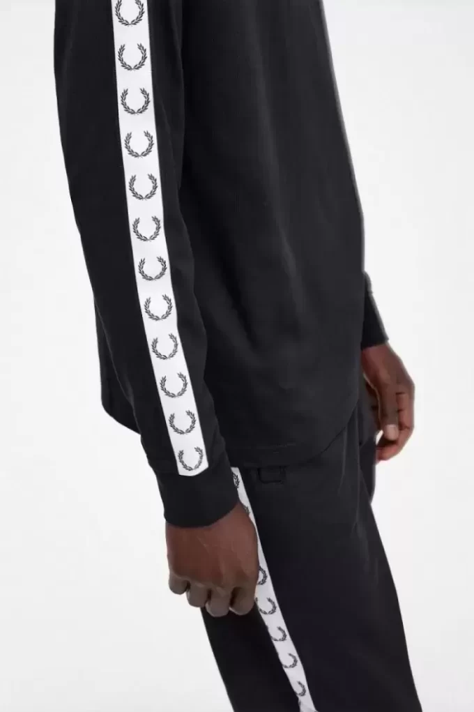 T-shirt à manches longues pour homme avec bande adhésive