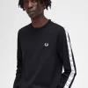 T-shirt à manches longues pour homme avec bande adhésive