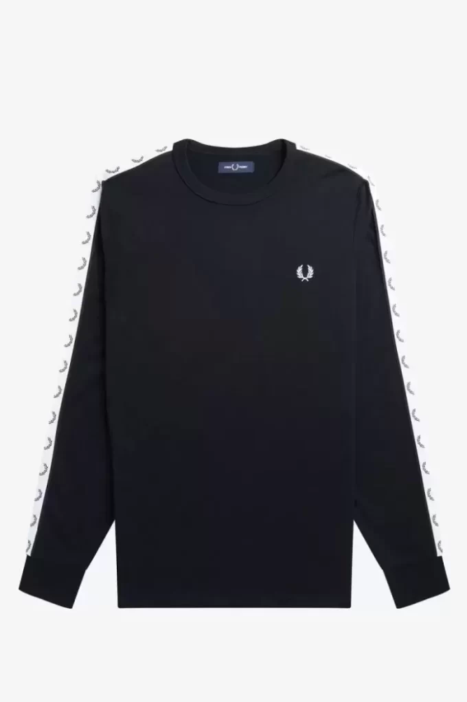 T-shirt à manches longues pour homme avec bande adhésive