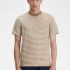 T-shirt épais à fines rayures pour homme