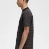 T-shirt épais à fines rayures pour homme