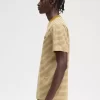 T-shirt épais à fines rayures pour homme
