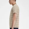 T-shirt épais à fines rayures pour homme