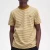 T-shirt épais à fines rayures pour homme