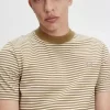 T-shirt épais à fines rayures pour homme