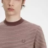 T-shirt épais à fines rayures pour homme