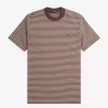 T-shirt épais à fines rayures pour homme