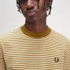 T-shirt épais à fines rayures pour homme