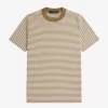 T-shirt épais à fines rayures pour homme