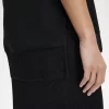 T-shirt piqué à bordure transparente pour femme