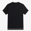 T-shirt piqué à bordure transparente pour femme