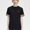 T-shirt piqué à liseré audacieux pour homme
