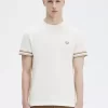 T-shirt piqué à liseré audacieux pour homme