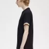 T-shirt piqué à liseré audacieux pour homme