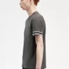 T-shirt piqué à liseré audacieux pour homme
