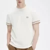T-shirt piqué à liseré audacieux pour homme