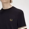 T-shirt piqué à liseré audacieux pour homme