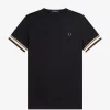 T-shirt piqué à liseré audacieux pour homme