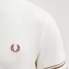 T-shirt piqué à liseré audacieux pour homme