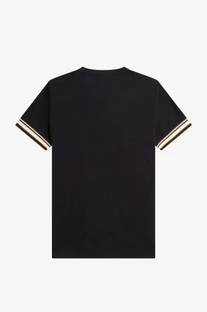 T-shirt piqué à liseré audacieux pour homme