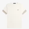 T-shirt piqué à liseré audacieux pour homme