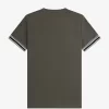 T-shirt piqué à liseré audacieux pour homme
