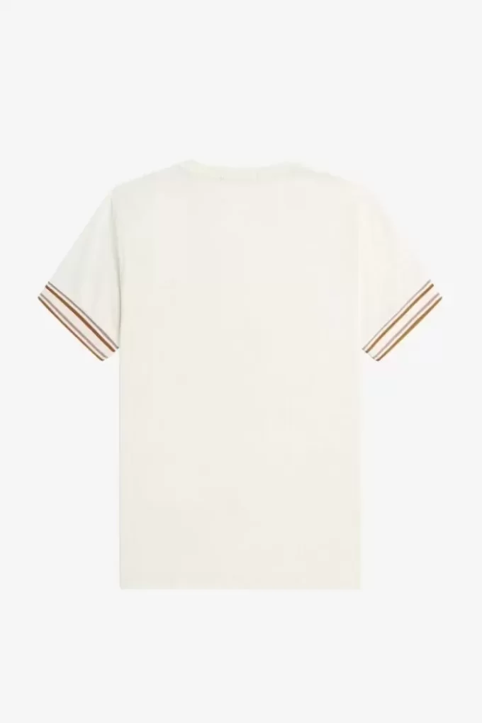 T-shirt piqué à liseré audacieux pour homme