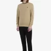 T-shirt piqué à manches longues pour homme
