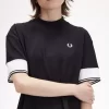 T-shirt piqué à revers pour femme