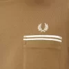 T-shirt à poche en jersey bouclé pour homme