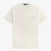 T-shirt à poche en jersey bouclé pour homme