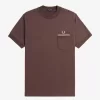 T-shirt à poche en jersey bouclé pour homme