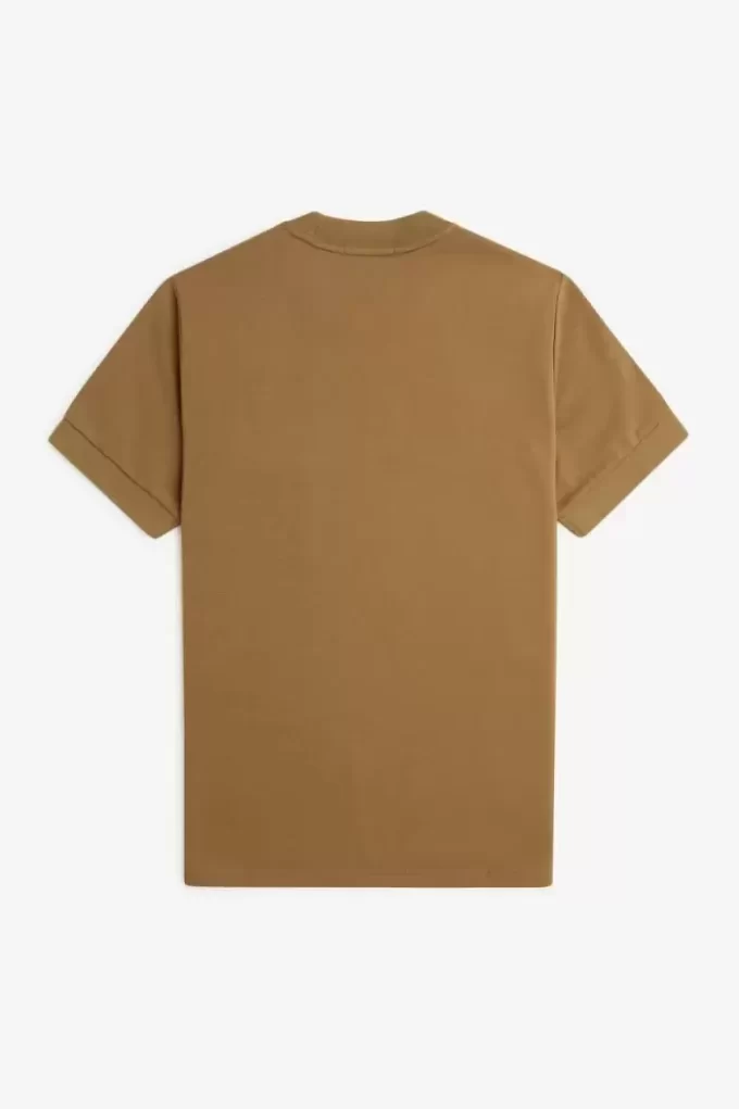 T-shirt à poche en jersey bouclé pour homme