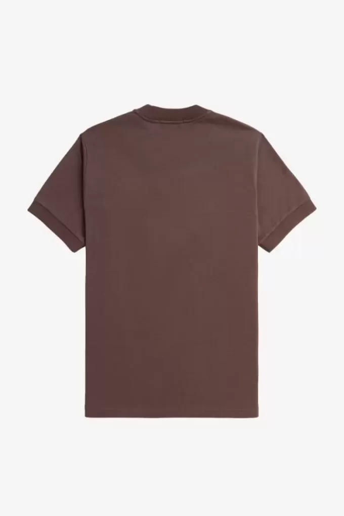 T-shirt à poche en jersey bouclé pour homme