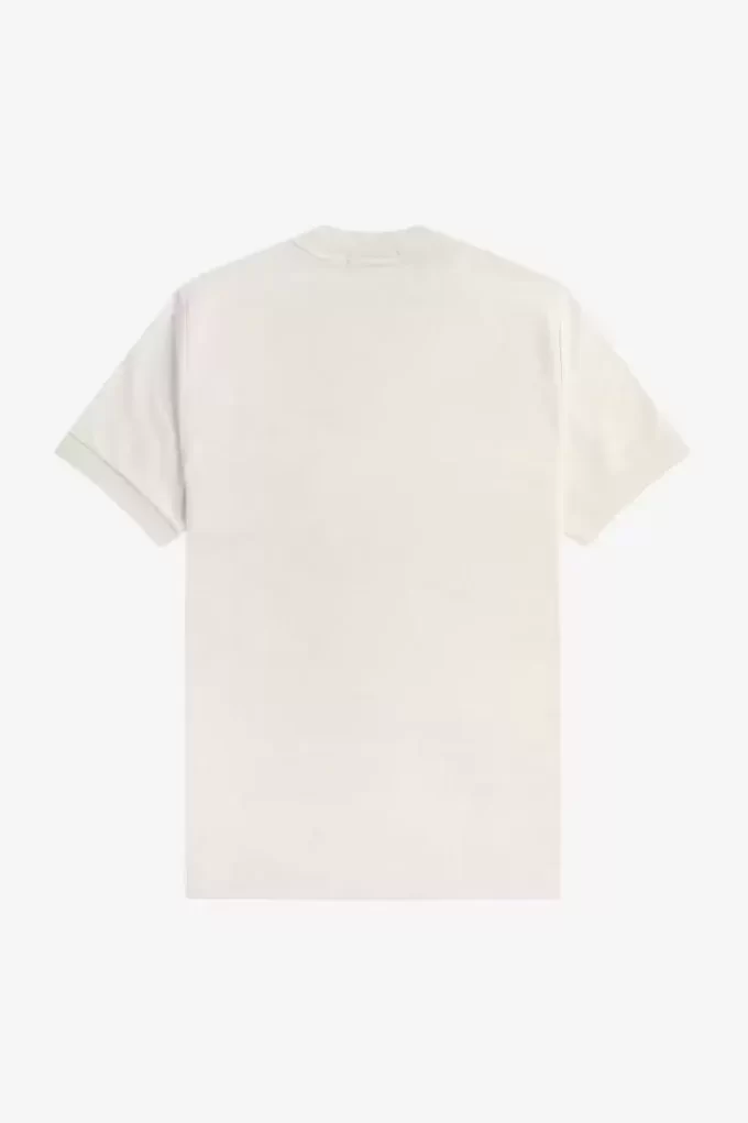 T-shirt à poche en jersey bouclé pour homme
