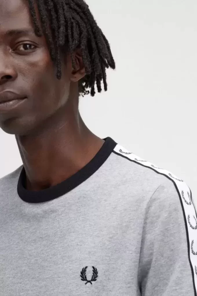T-shirt pour homme avec bande adhésive