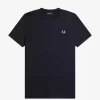 T-shirt pour homme avec détails en ruban adhésif