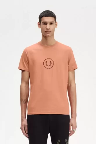 T-shirt pour homme avec logo Circle Branding