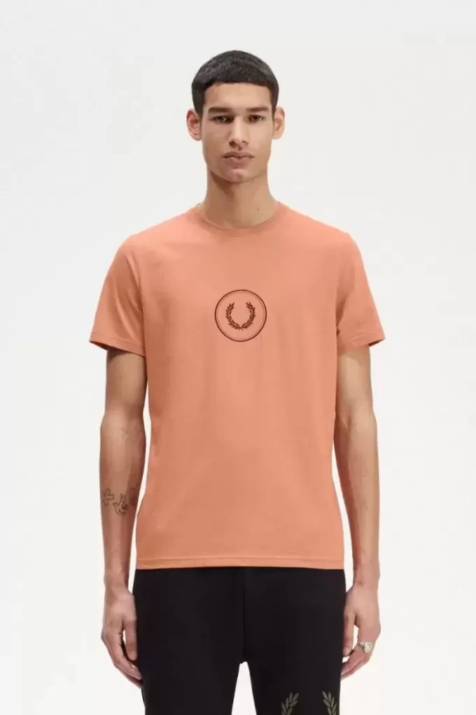T-shirt pour homme avec logo Circle Branding