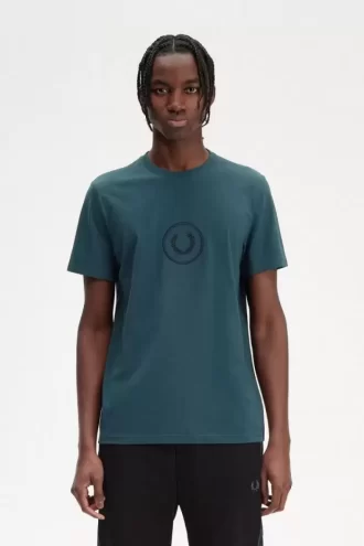 T-shirt pour homme avec logo Circle Branding