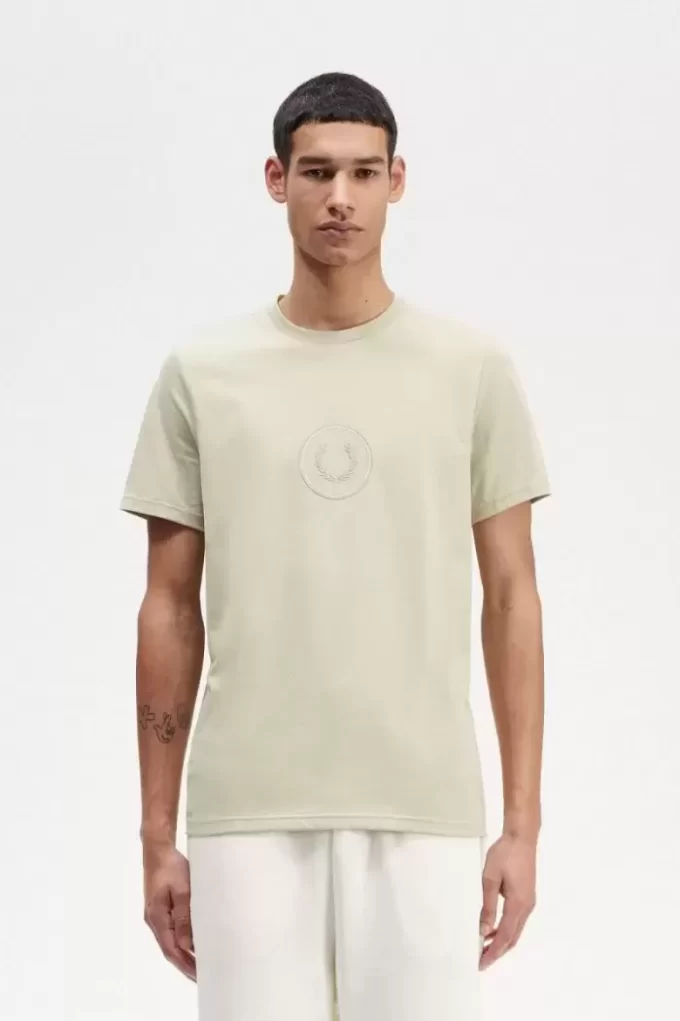 T-shirt pour homme avec logo Circle Branding